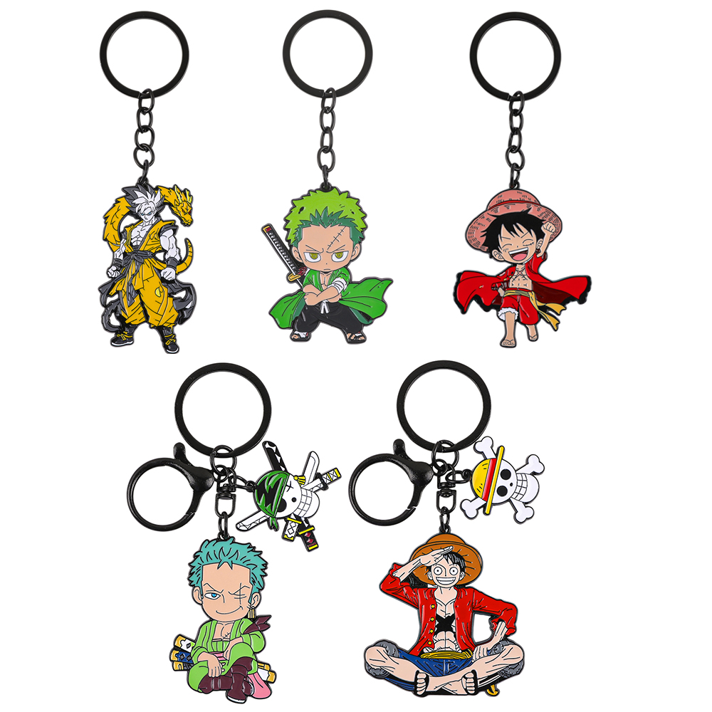 Model Kit Anime - One Piece Anime Keychain Set -