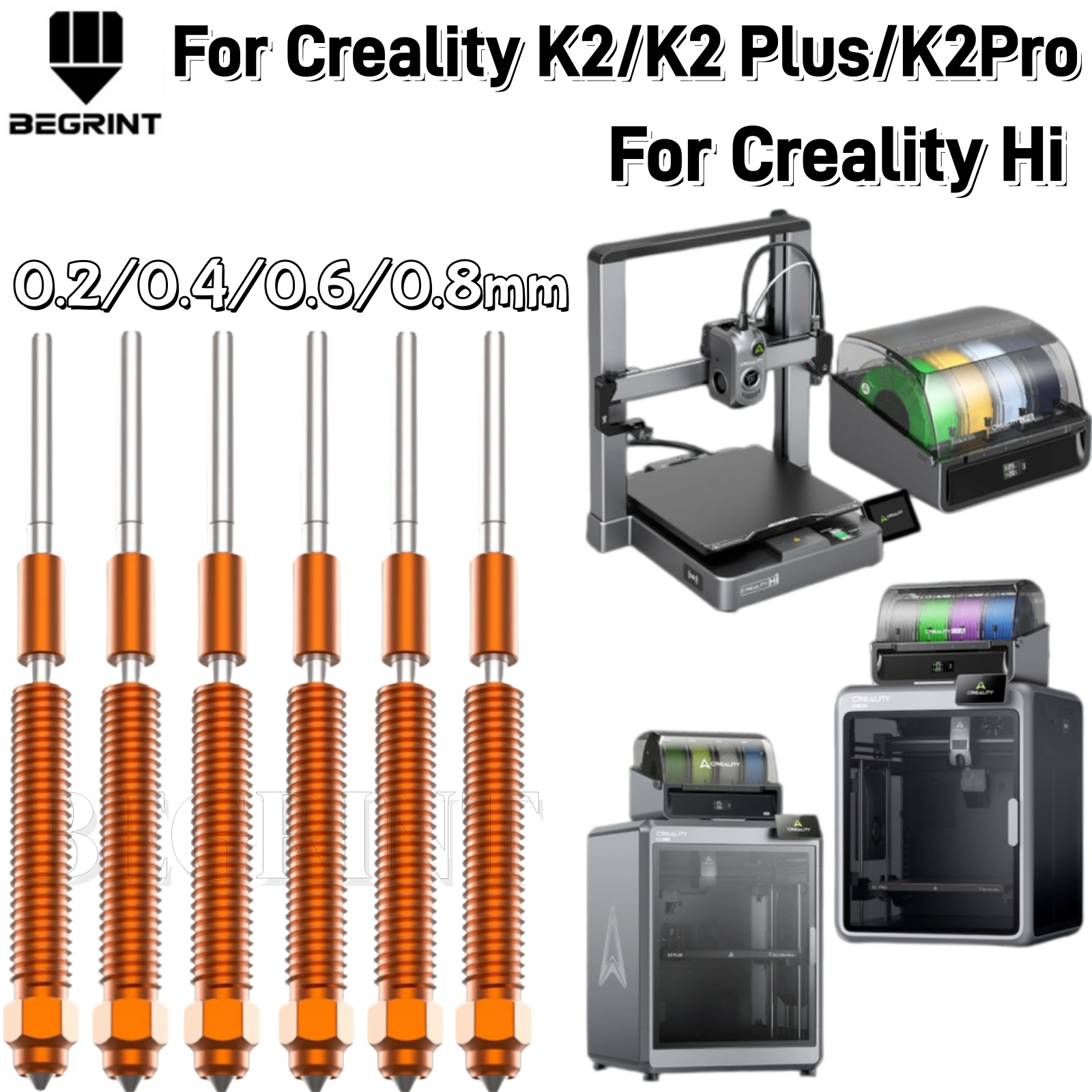 Model Kit Unicorn - For Creality K2/K2 Plus/K2 Pro Upgraded