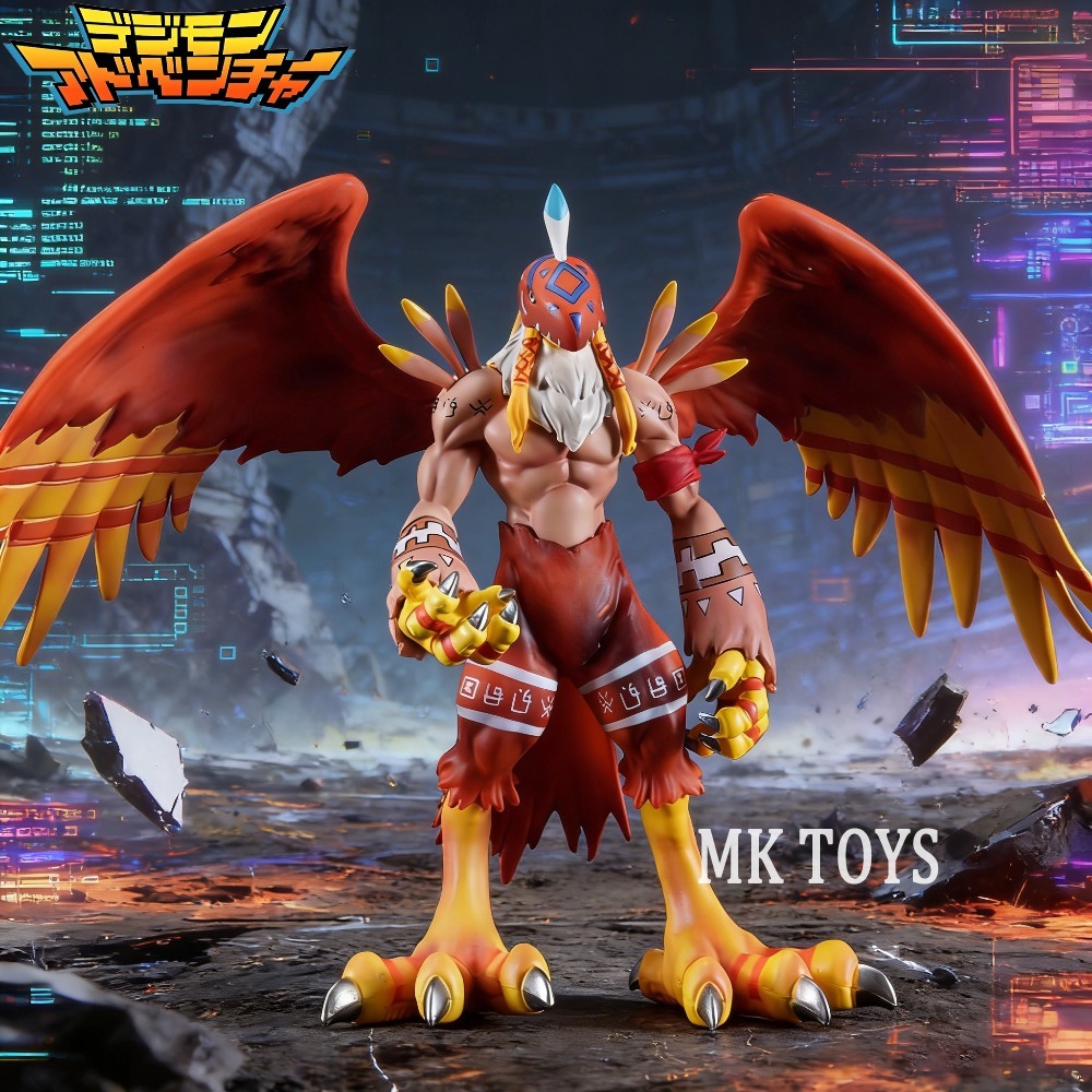 Model Kit Wargreymon - 18cm Anime Digimon Adventure Figure Garudamon