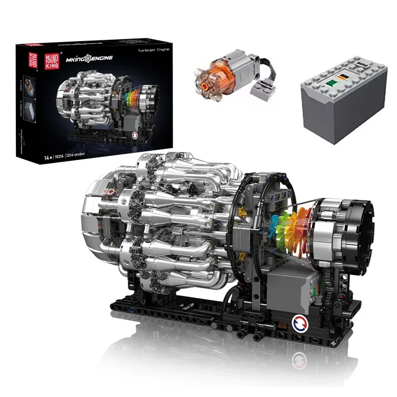 Model Kit Engine - Mould King 10216 Turbojet Engine Model