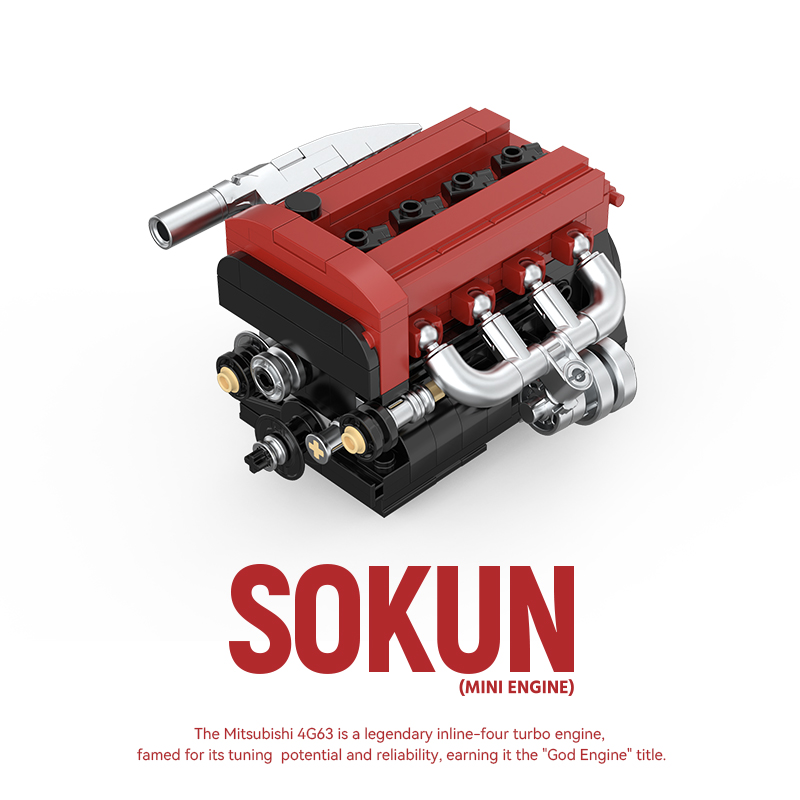 Model Kit Engine - Mini Engine Building Kit, Model Bricks