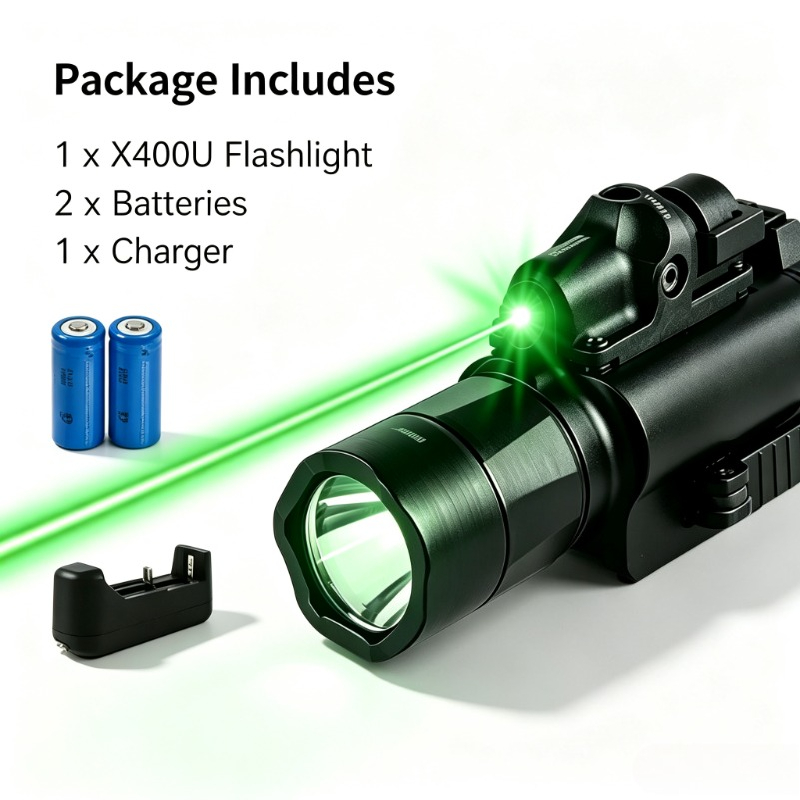 Model Kit Zero - Alloy Rail‑Mount Light Red Green Beam