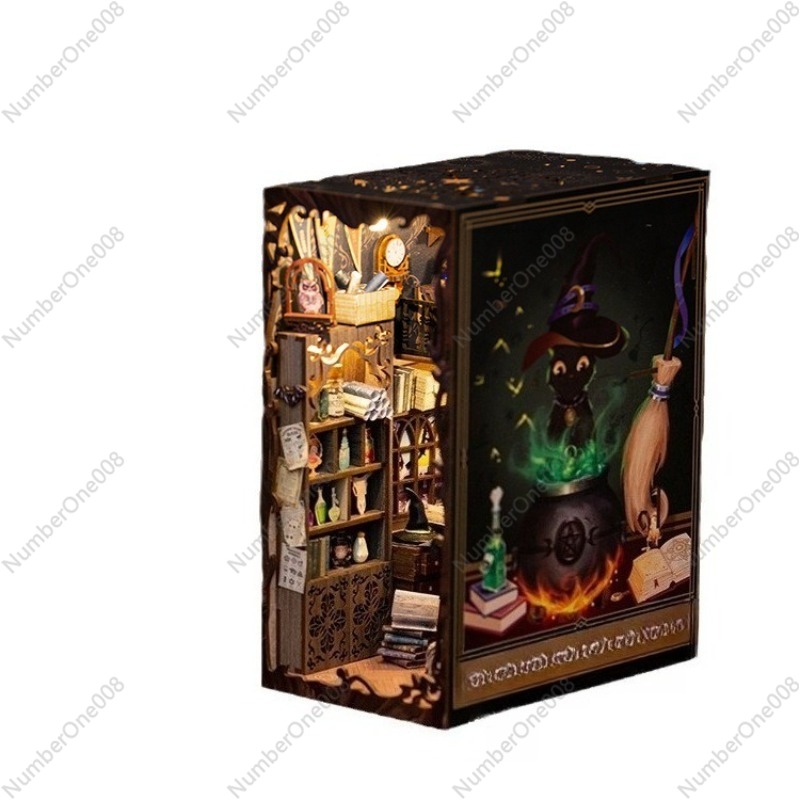 Wooden Bookstore Model DIY, 3D - Model Kit Wood recension och pris