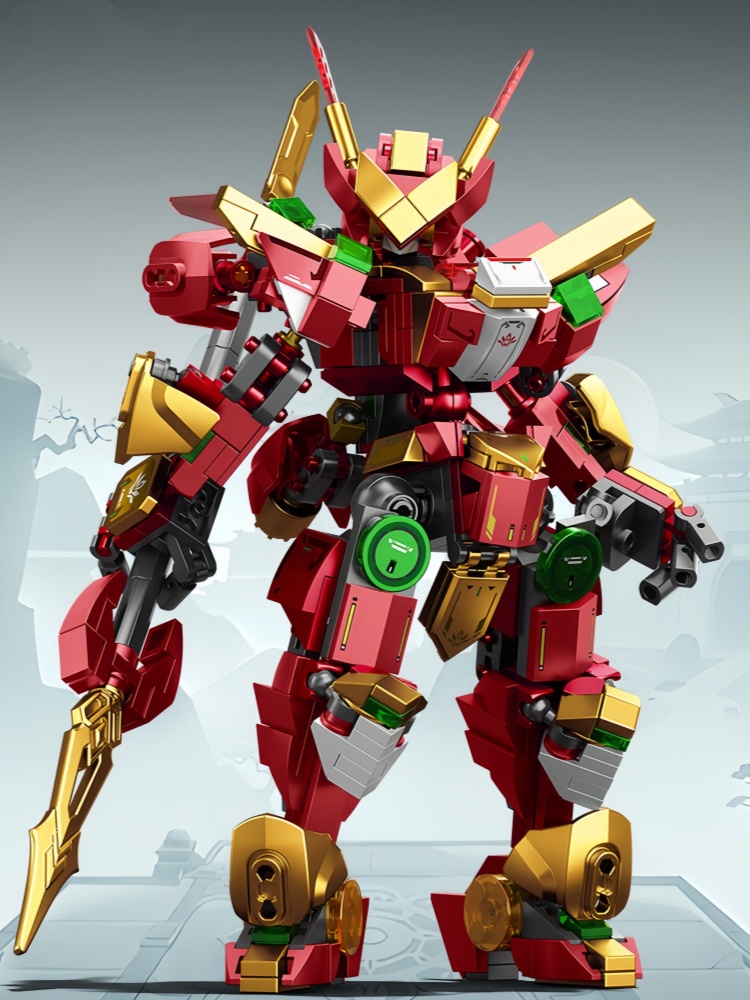 Sembo Block Nezha  Warrior Mec - Model Kit Nezha recension och pris