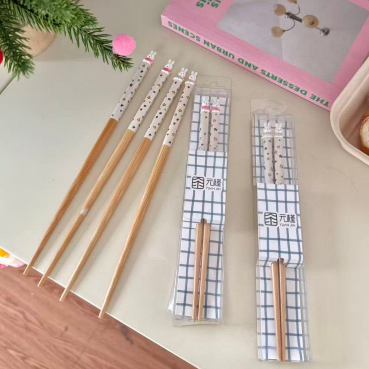 Kawaii Miffy Rabbit Chopsticks - Model Kit Wood recension och pris