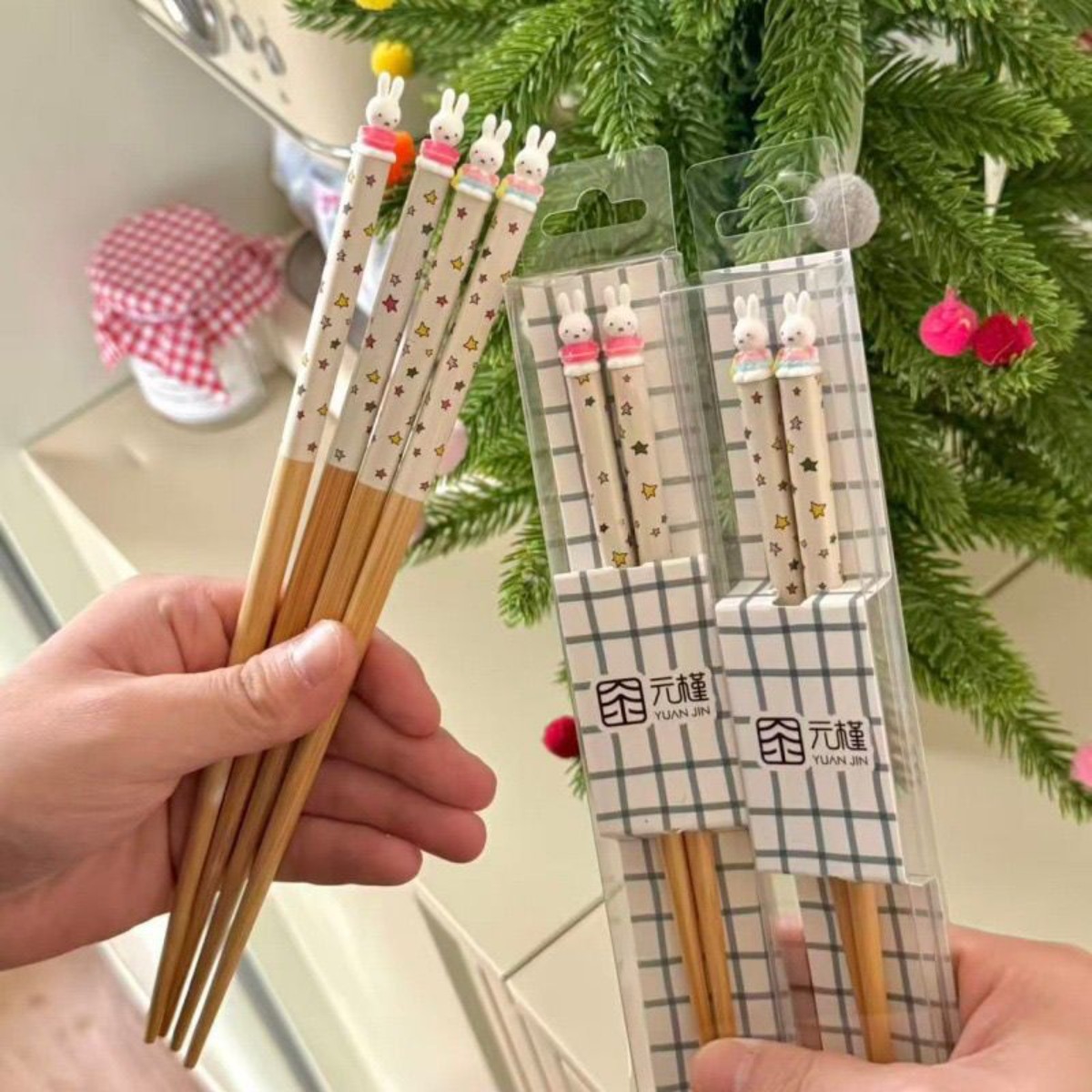 Kawaii Miffy Rabbit Chopsticks - Model Kit Wood recension och pris