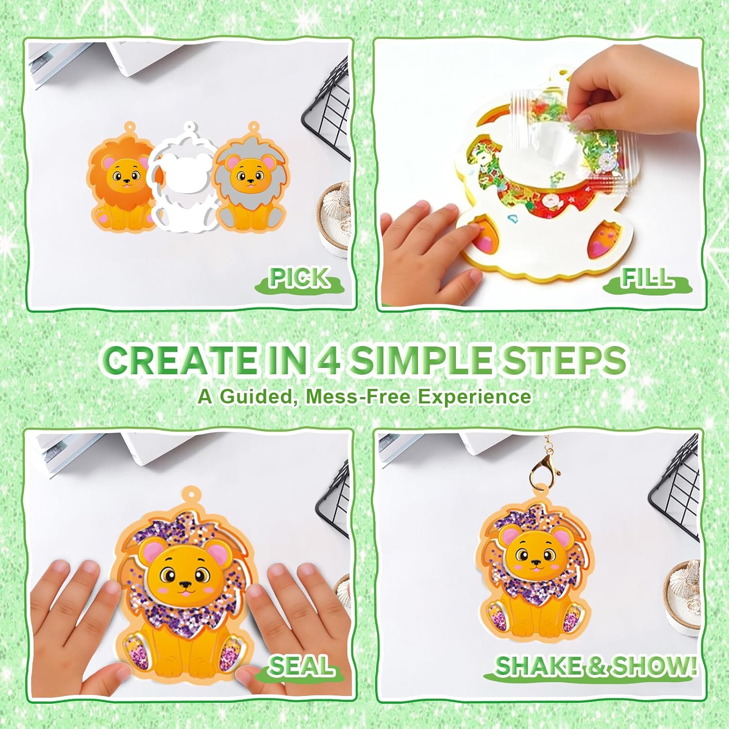 Authentic DIY Shaker Charm Mak - Model Kit Unicorn recension och pris