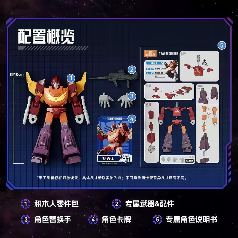 BLOKEES Transformers Wave10 No - Model Kit Rodimus recension och pris
