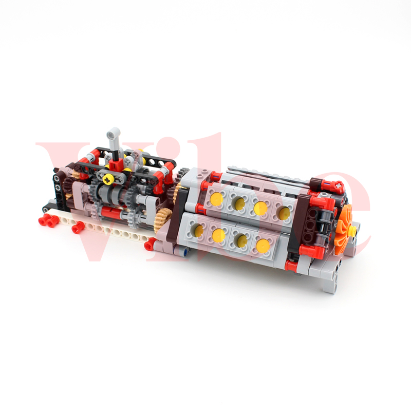 MOC Technology Building Blocks - Model Kit Engine recension och pris