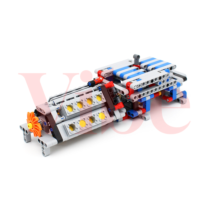 MOC Technology Building Blocks - Model Kit Engine recension och pris