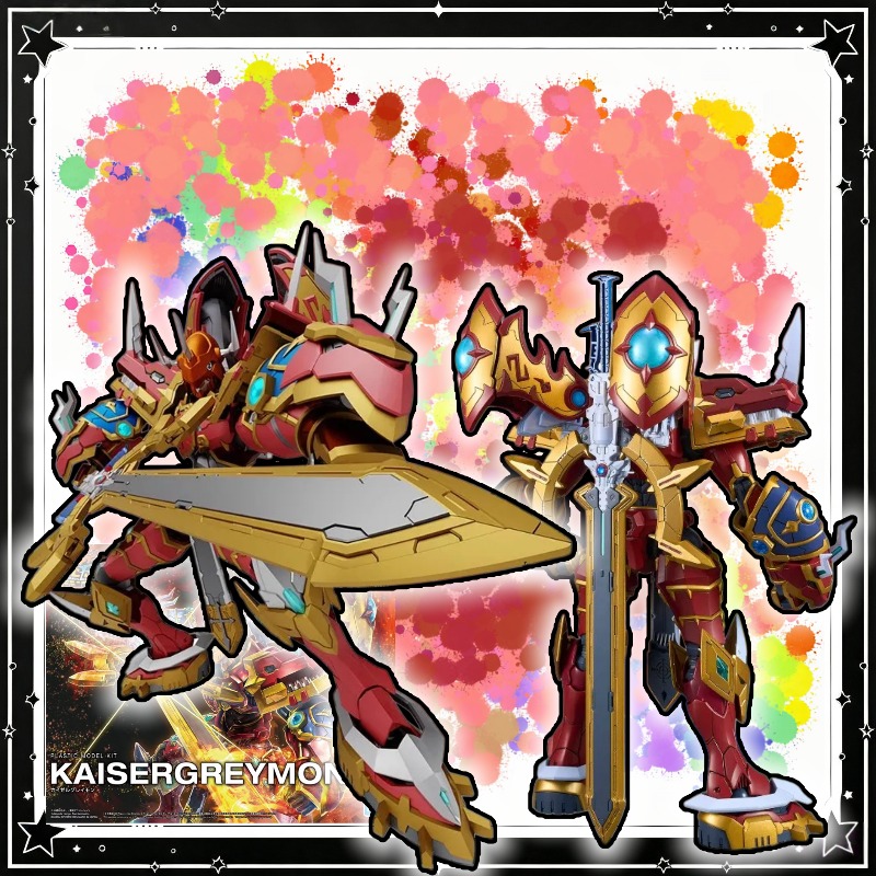 【In Stock】Bandai Figure‑rise S - Model Kit Kaisergreymon recension och pris