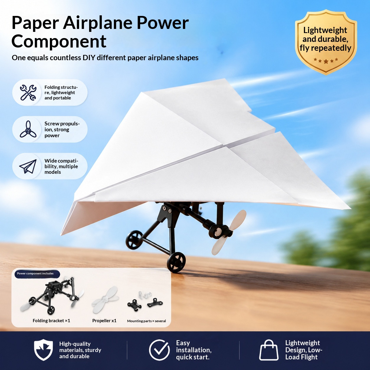 Diy Paper Plane Power Kit Fold - Model Kit Expert recension och pris