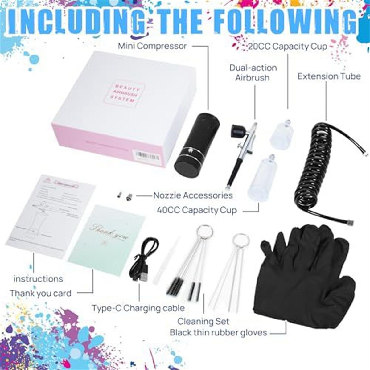 AirBrush Kit with Air Compress - Airbrush Compressor Kit recension och pris