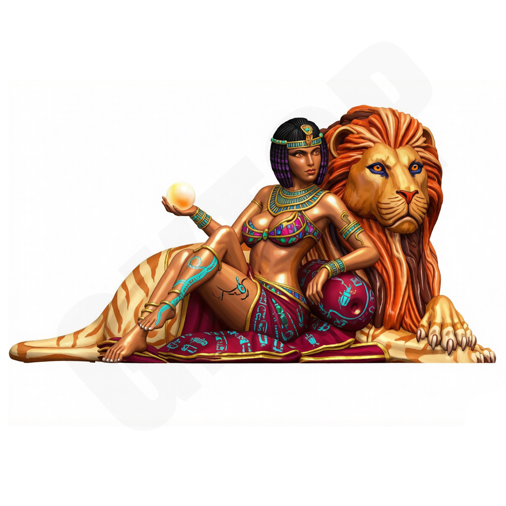 1/24 Ancient Egyptian Lady Lio - Model Kit Diorama recension och pris