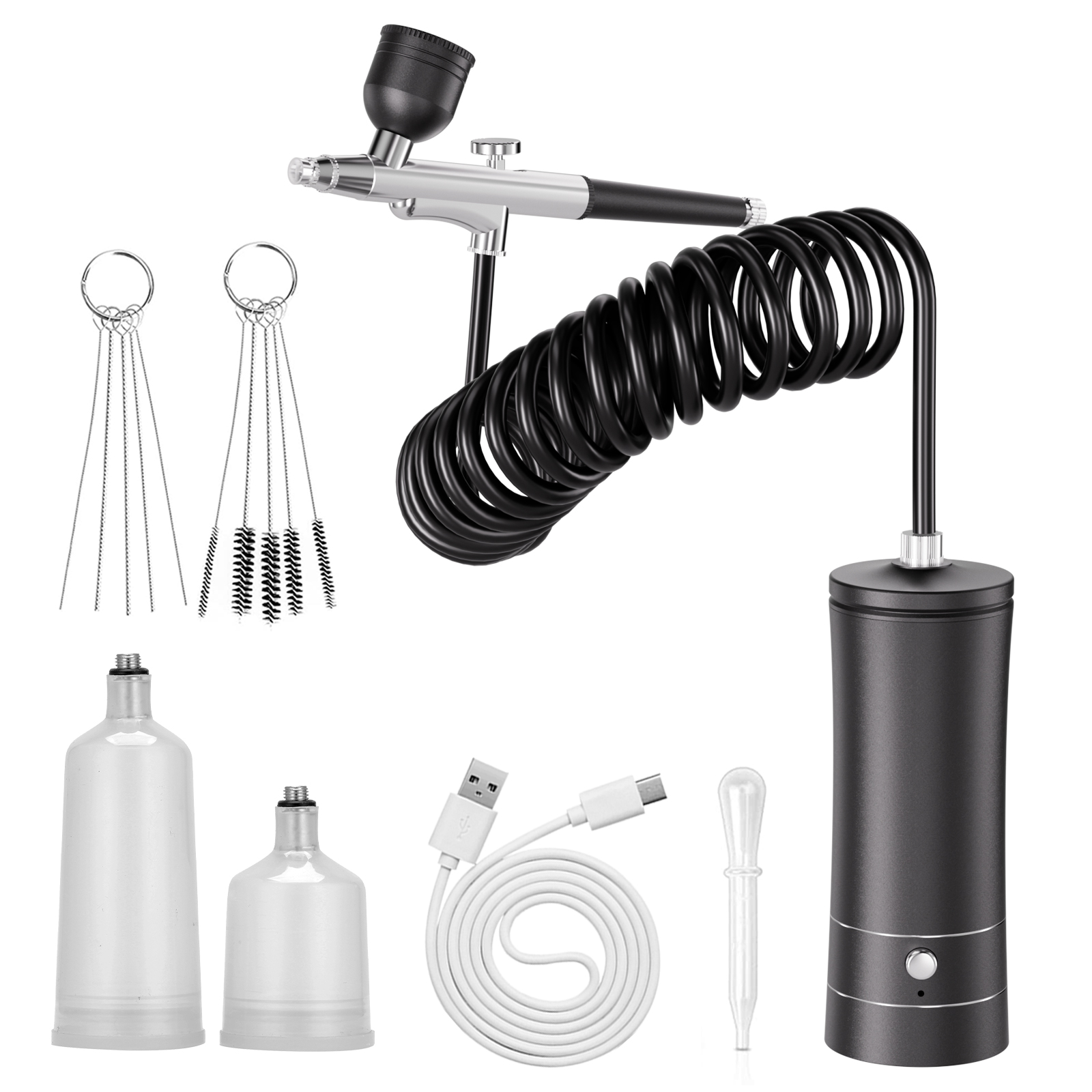 Cordless Airbrush Kit with Com - Airbrush Compressor Kit recension och pris