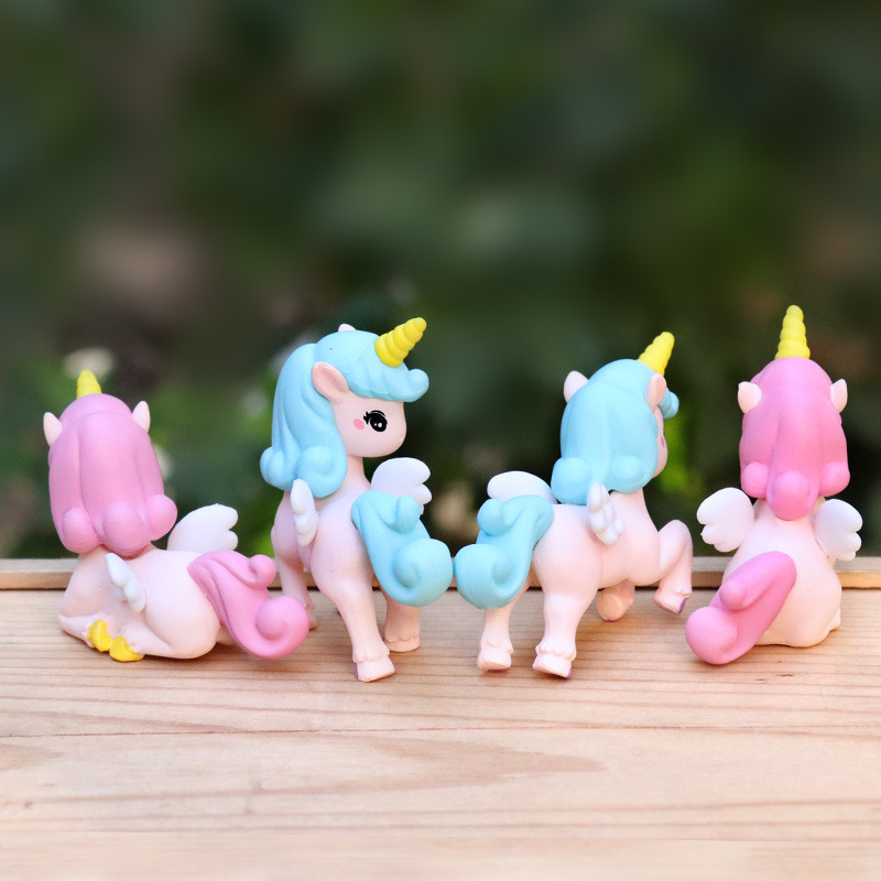 4pcs/set Anime unicorn Q Versi - Model Kit Unicorn recension och pris