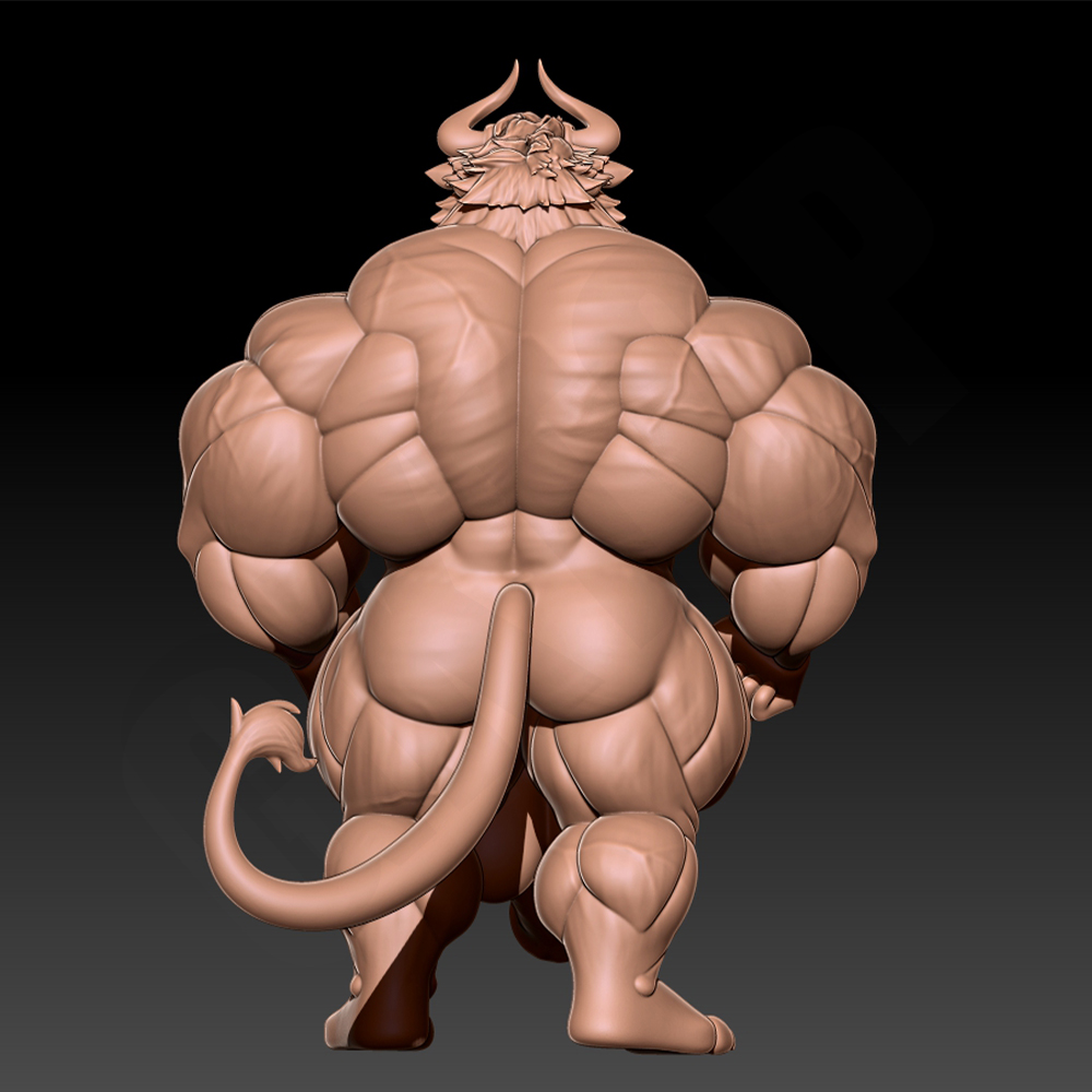 Hunky Fitness Muscle Bull 1/24 - Model Kit Diorama recension och pris