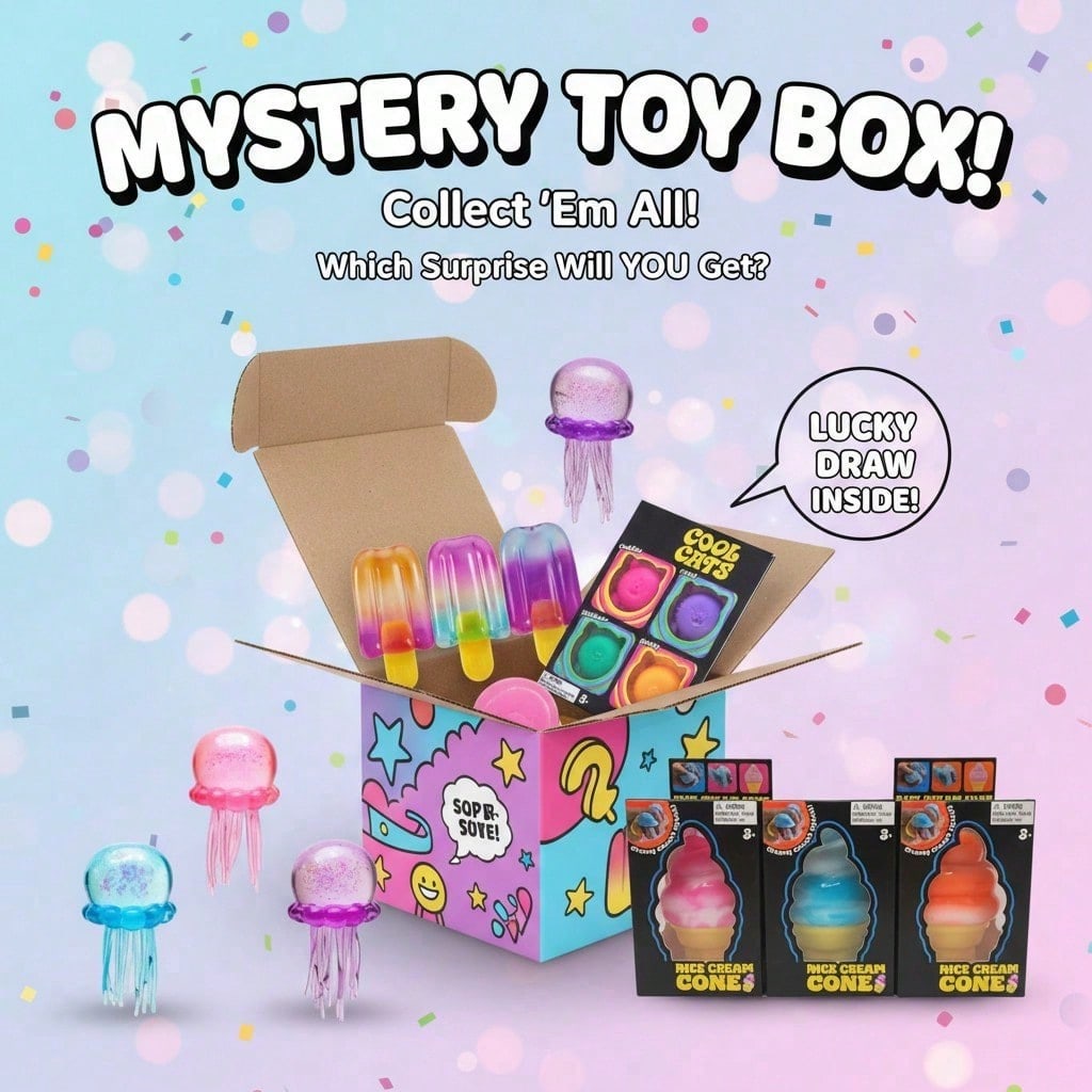 100+ Pieces Assorted Squishy F - Model Kit Box recension och pris