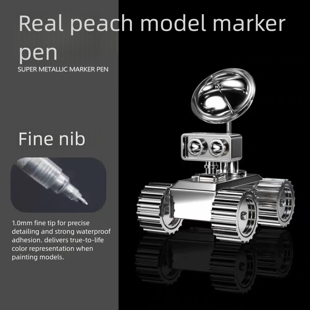8 Colors Electroplated Color M - Plastic Model Paint recension och pris
