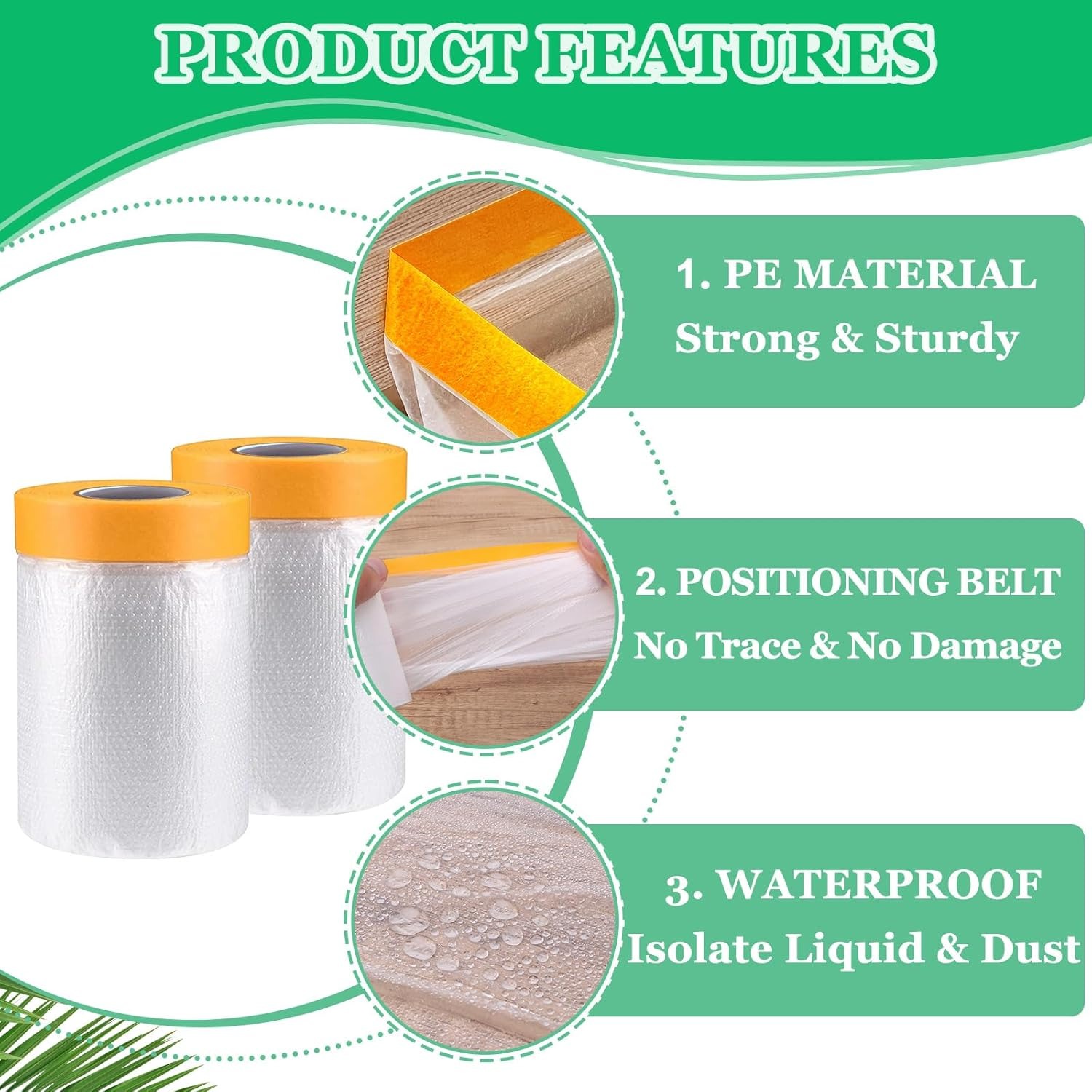 1 Rolls 4x20m Tape and Drape,  - Plastic Model Paint recension och pris