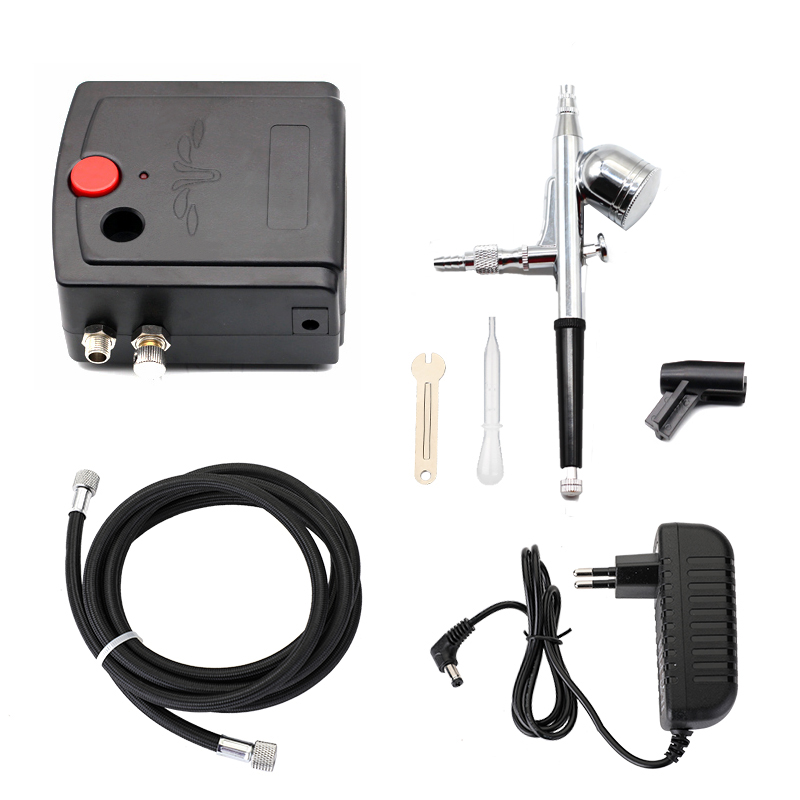 Dual-Action Spray Gun Airbrush - Airbrush Compressor Kit recension och pris