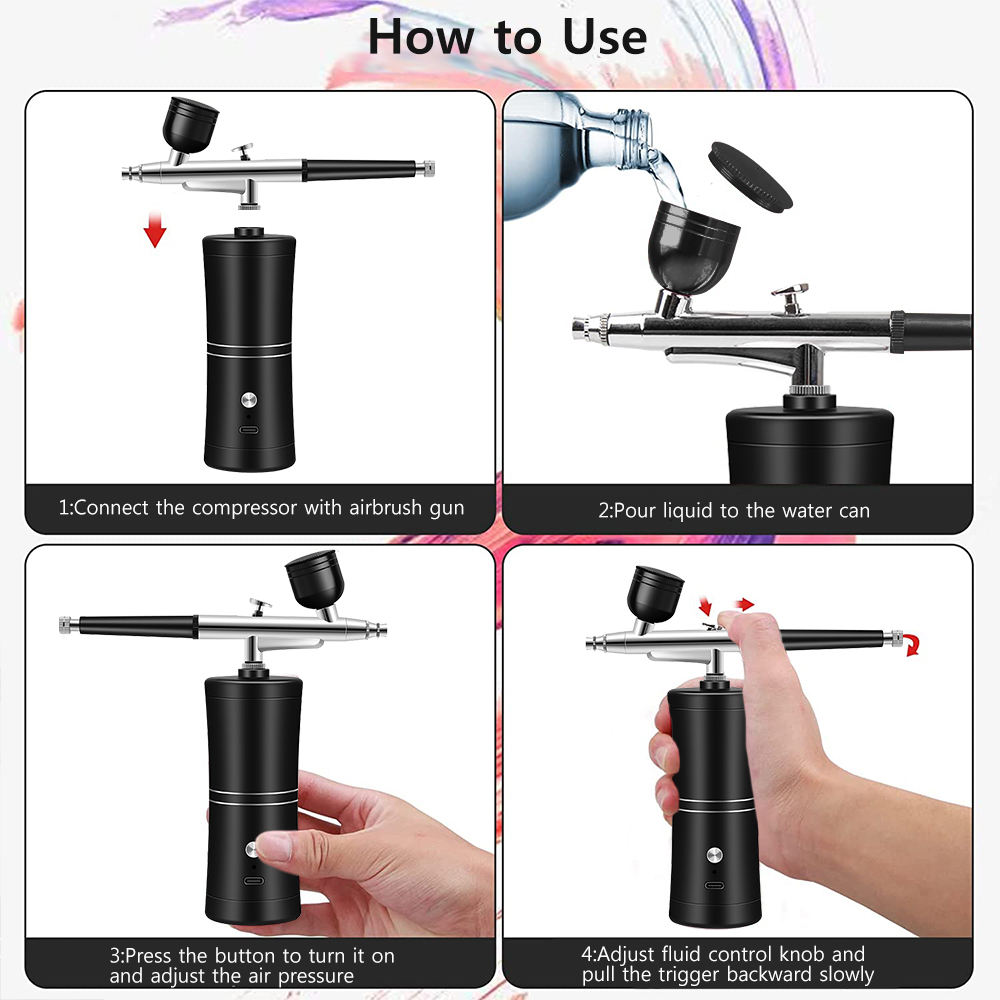 Airbrush Nail with Compressor  - Airbrush Compressor Kit recension och pris