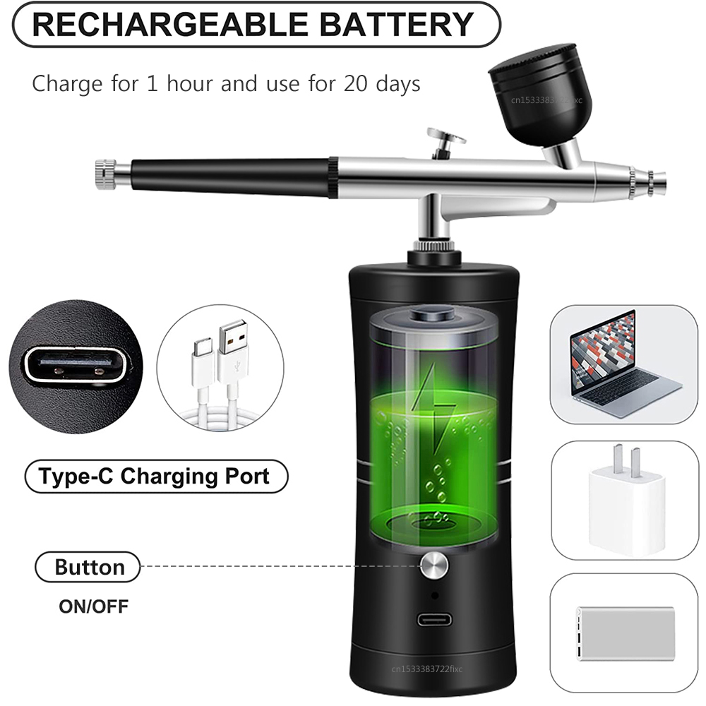 Airbrush Nail with Compressor  - Airbrush Compressor Kit recension och pris