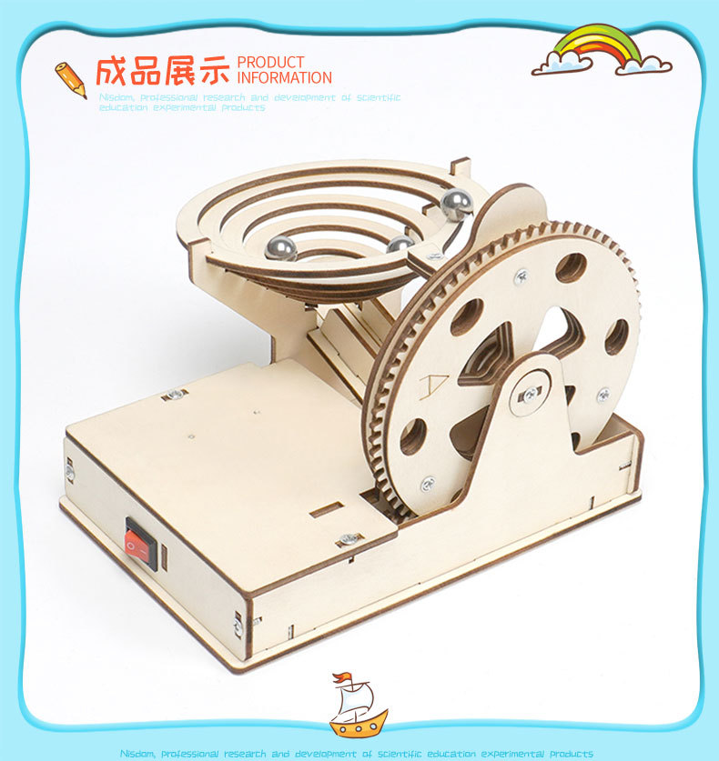 Steam Science Educational Kit  - Model Kit Wood recension och pris