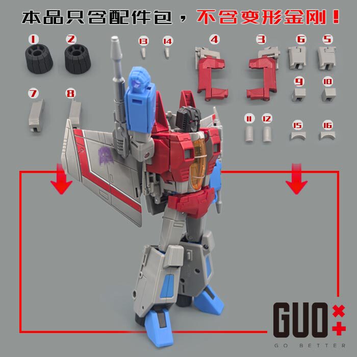 GO BETTER Filler Parts Transfo - Model Kit Transformers recension och pris