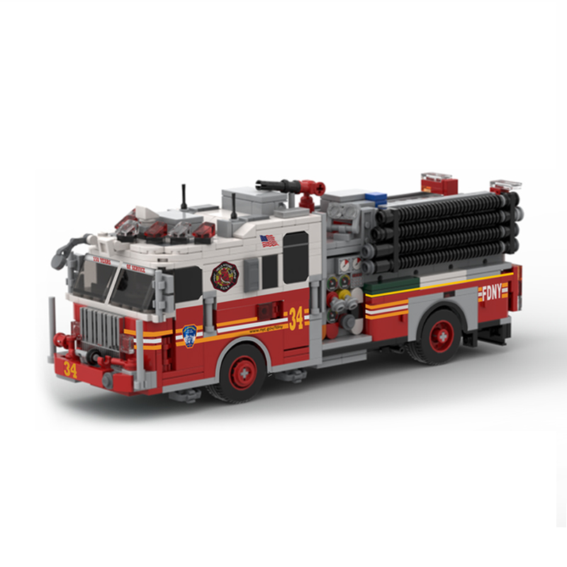 MOC New York Fire Brigade Engi - Model Kit Engine recension och pris