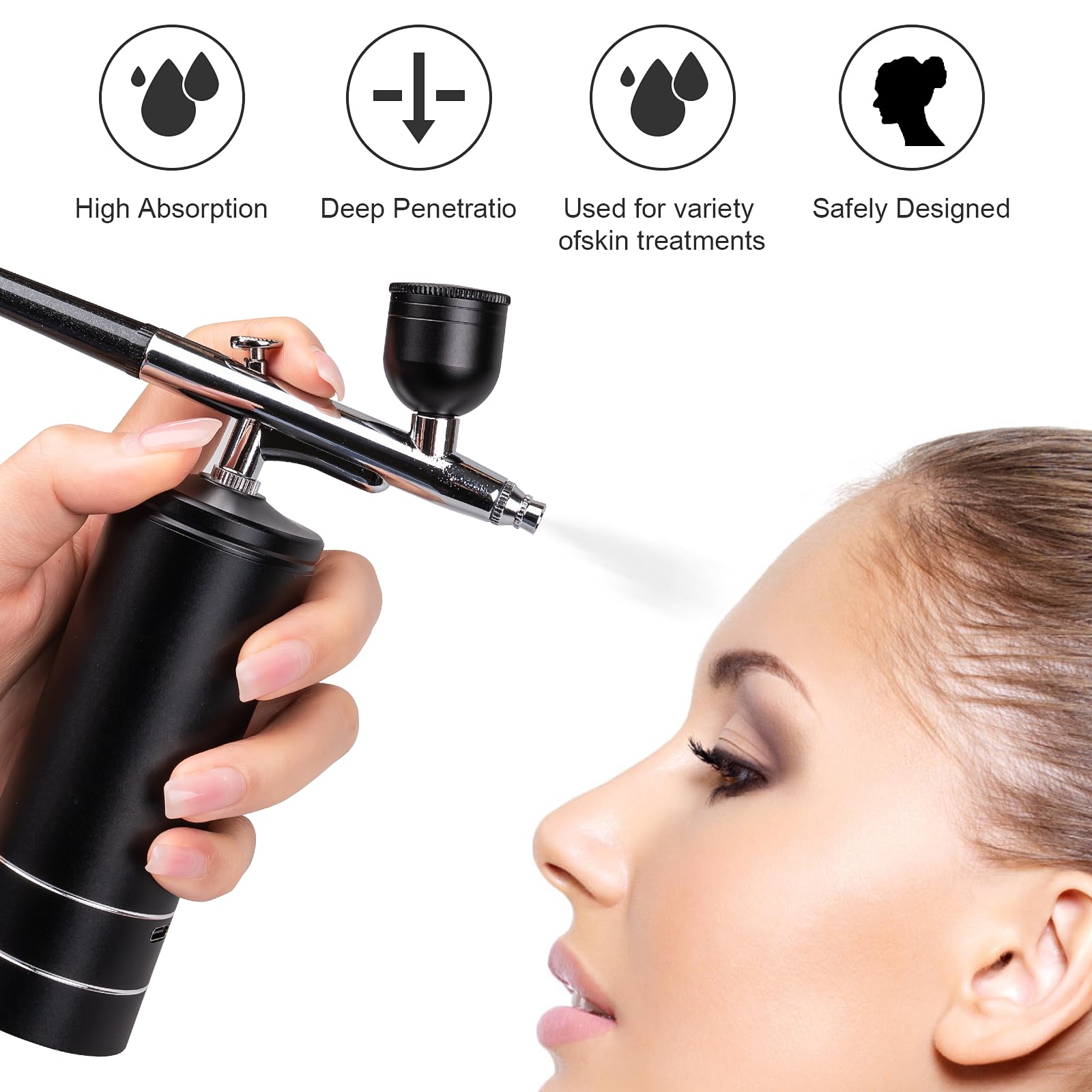 Esakoya Airbrush Kit Rechargea - Airbrush Compressor Kit recension och pris