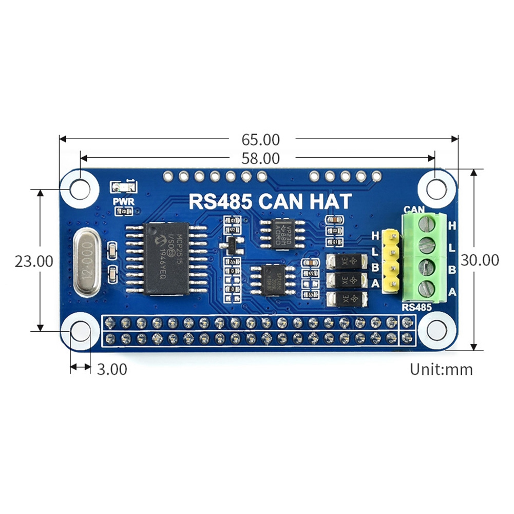 ABFKL Waveshare MCP2515 RS485  - Model Kit Zero recension och pris