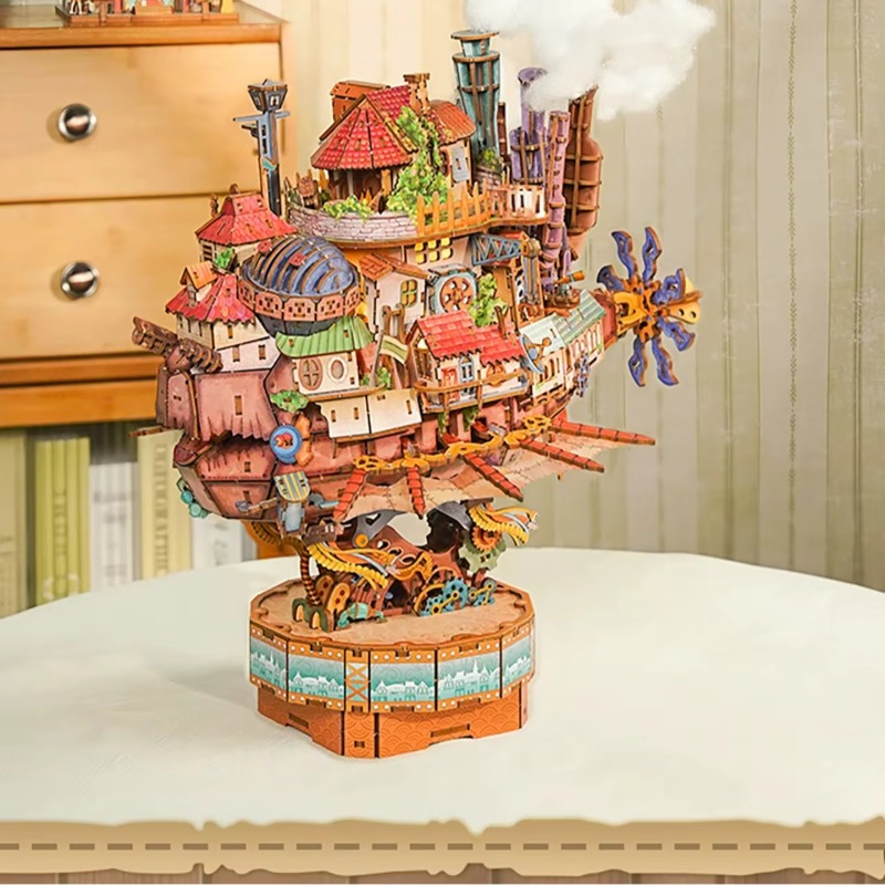 Genuine Travel Vessel Howl's M - Model Kit Wood recension och pris